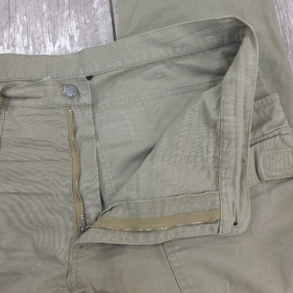 Vintage REI Pants Mens 36 Green Convertible Zip Off Hiking Safari Travel - Picture 7 of 9